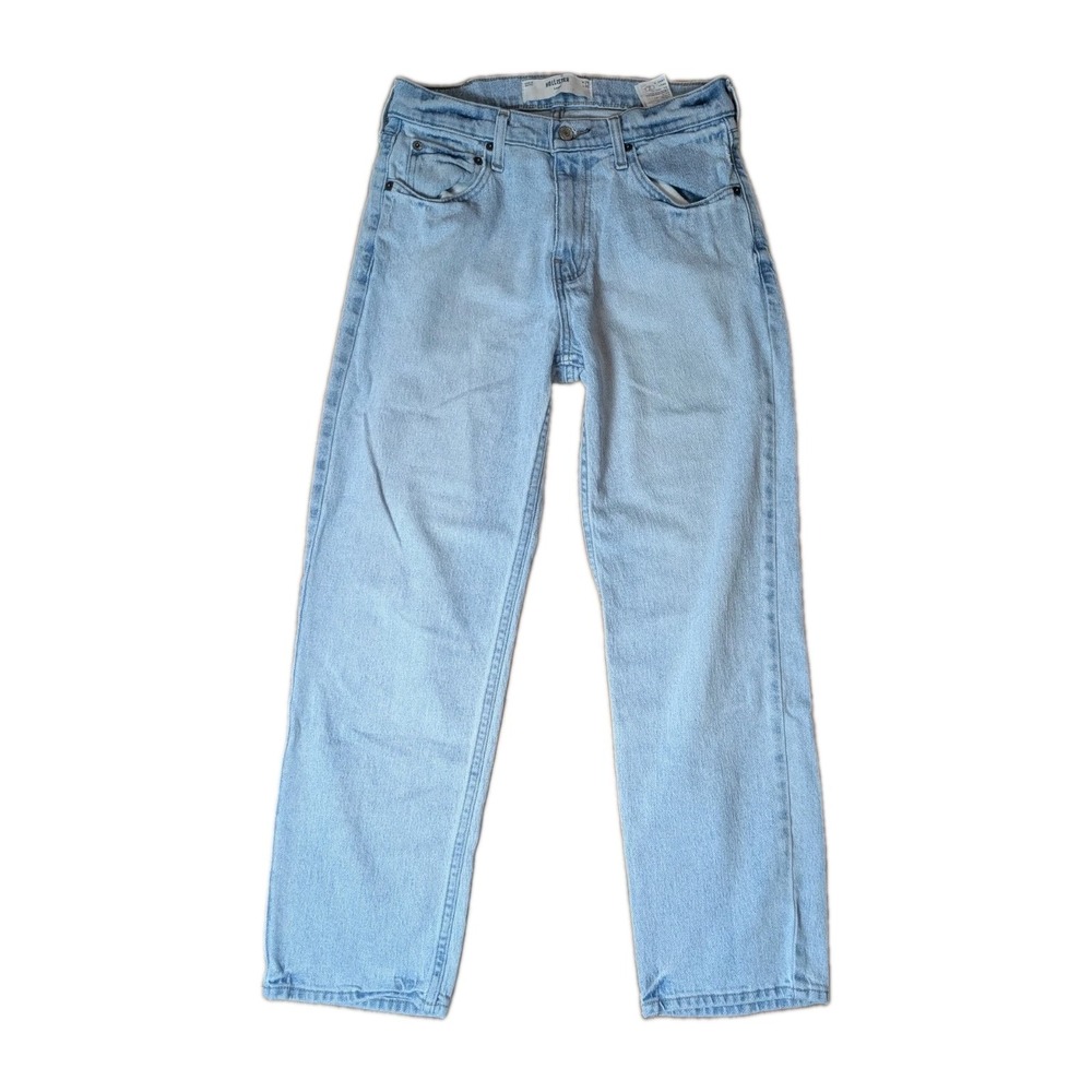 Hollister Loose Fit Jeans Men's W29 L30 Light Wash Straight Leg Y2K Skater Denim